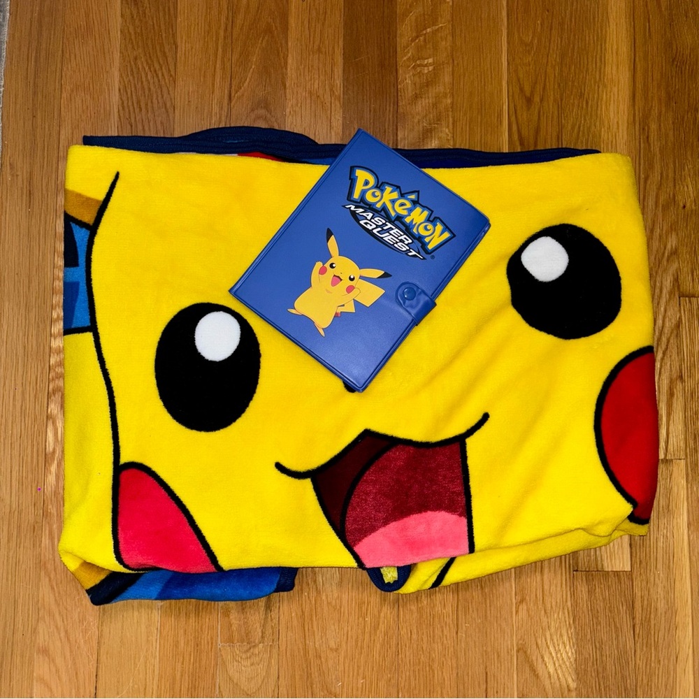 Vintage Pokémon Binder and Blanket